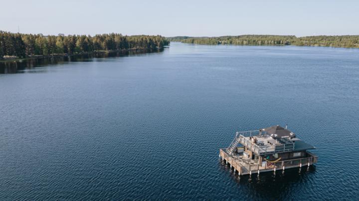 Saunalautta Vuoksella