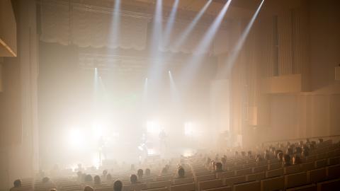 Karelia Hall Rock concert lighting