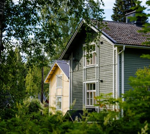 Niskalammen puutaloja